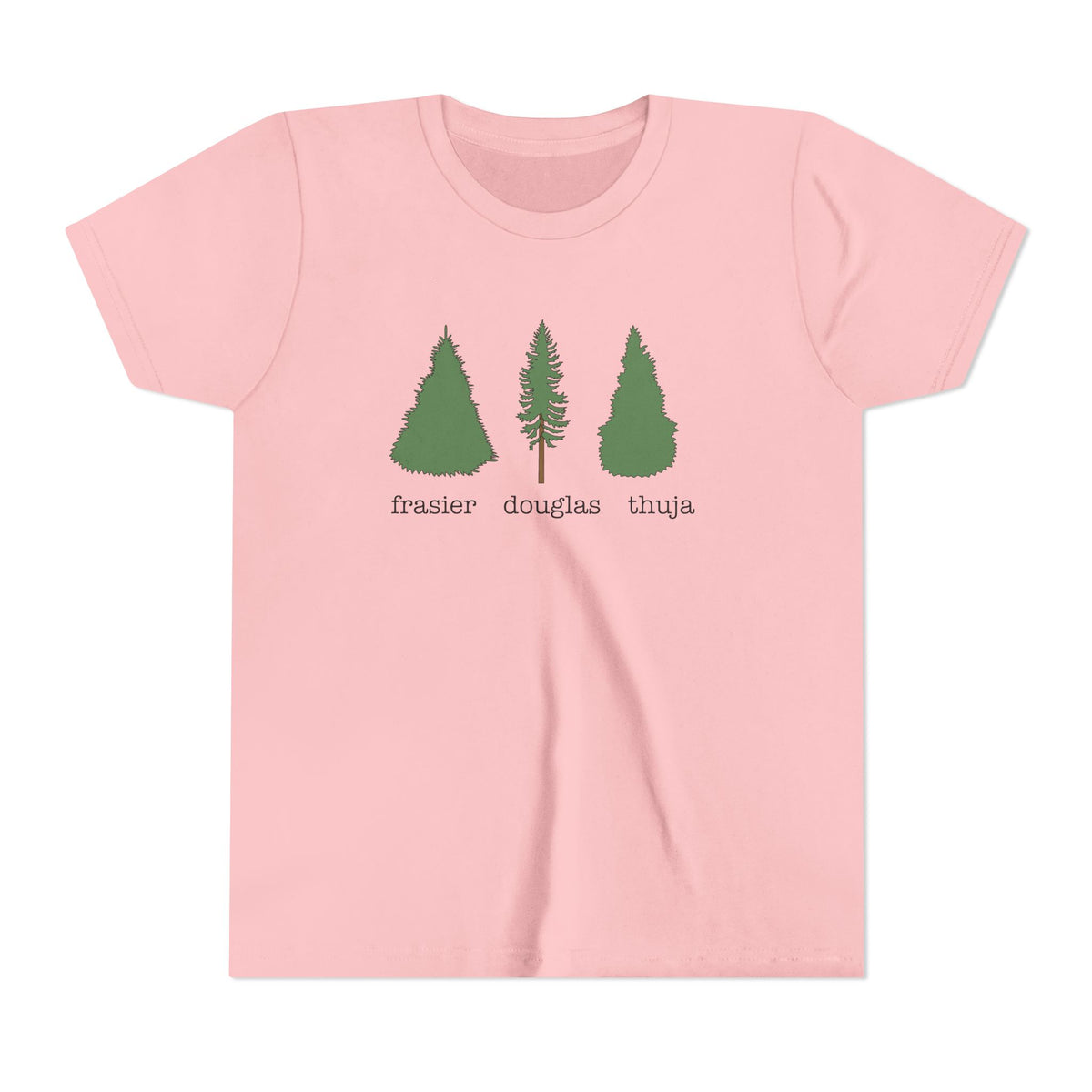Youth Short Sleeve Tee – Fraser Douglas Thuja Tree Lover Shirt