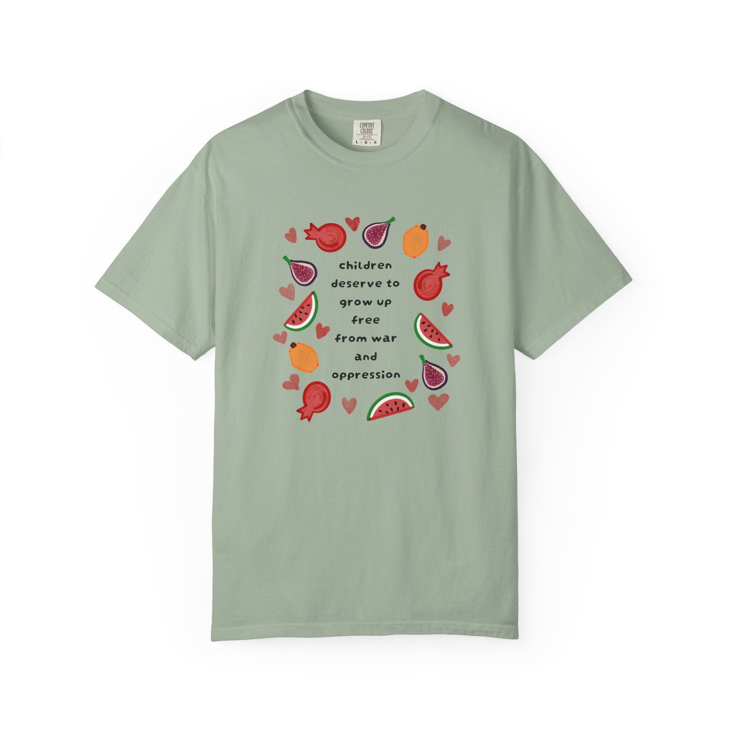 Children Deserve to Grow Up Tee Anti War Peace & Freedom Statement T-Shirt