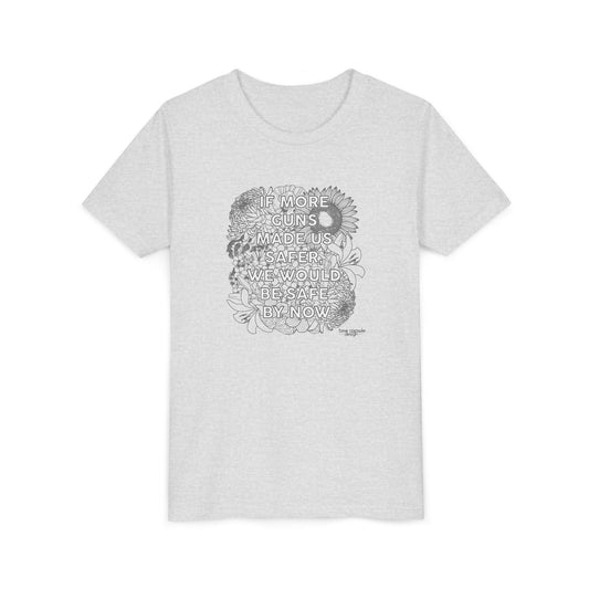Youth Gun Safety Floral Tee Shirt