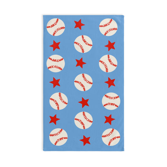 Slightly Subtle Baseball Hand Towel, Same Team, Hidden Message, Sports Fans, Kitchen Bathroom Gift for Baseball Lovers, Game Day Essentials