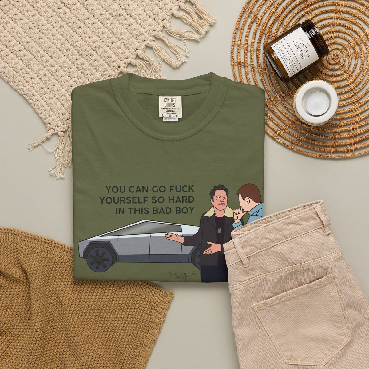 Elon Musk Cybertruck Tesla You Can Go Fuck Yourself So Hard in This Bad Boy T-Shirt