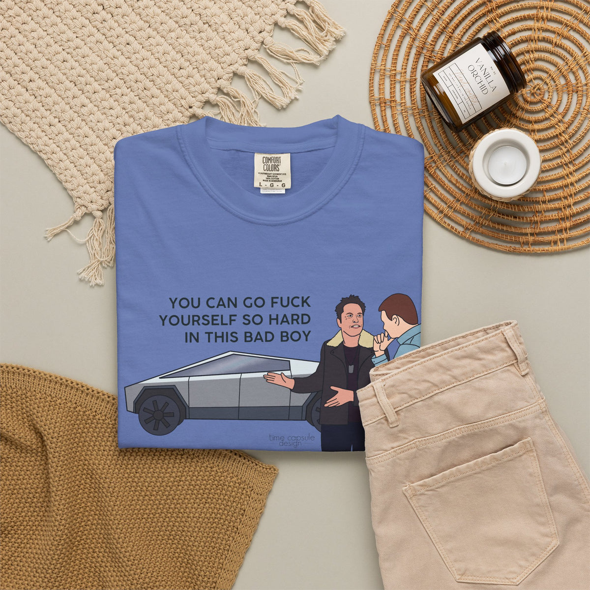 Elon Musk Cybertruck Tesla You Can Go Fuck Yourself So Hard in This Bad Boy T-Shirt