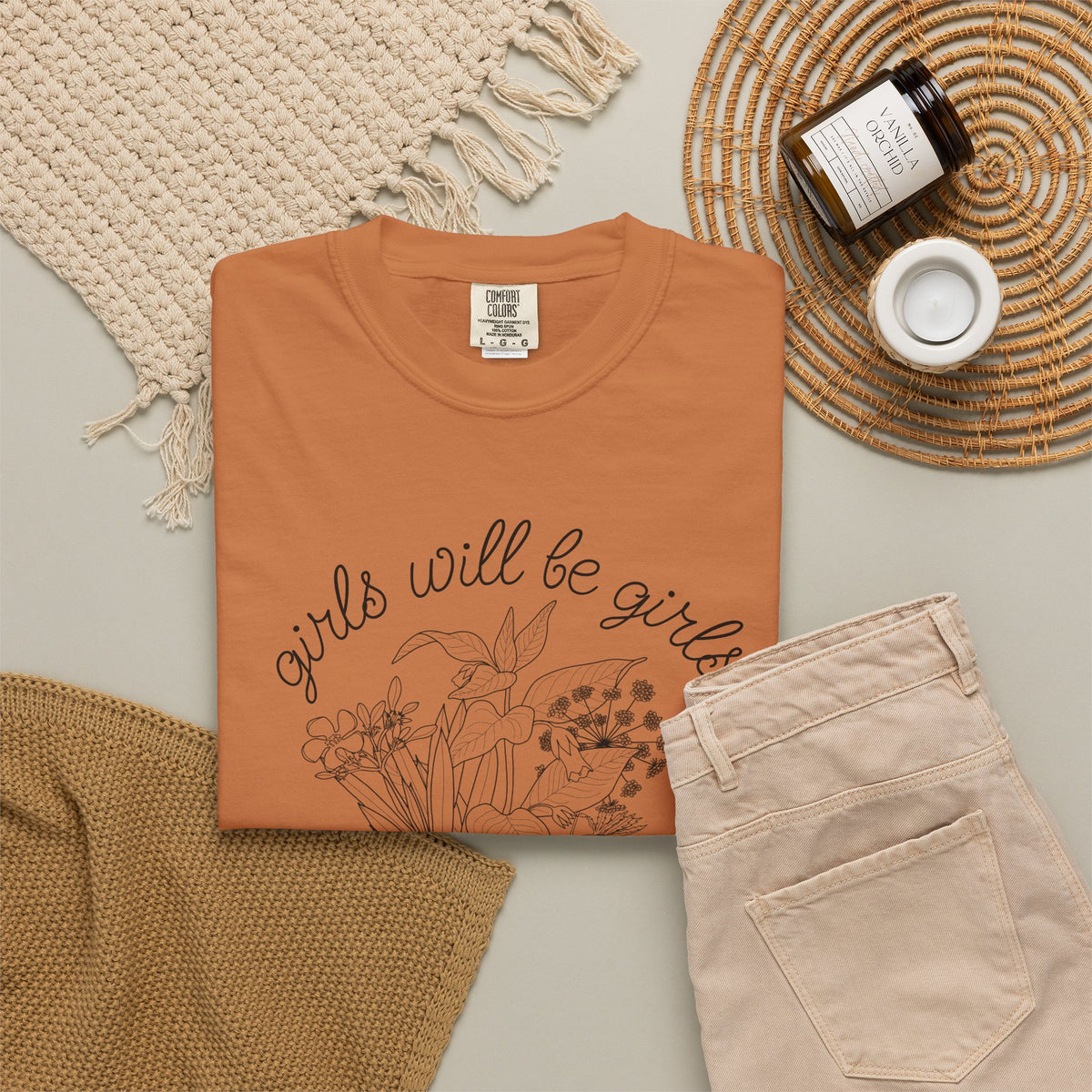 Girls Will Be Girls Floral T-Shirt