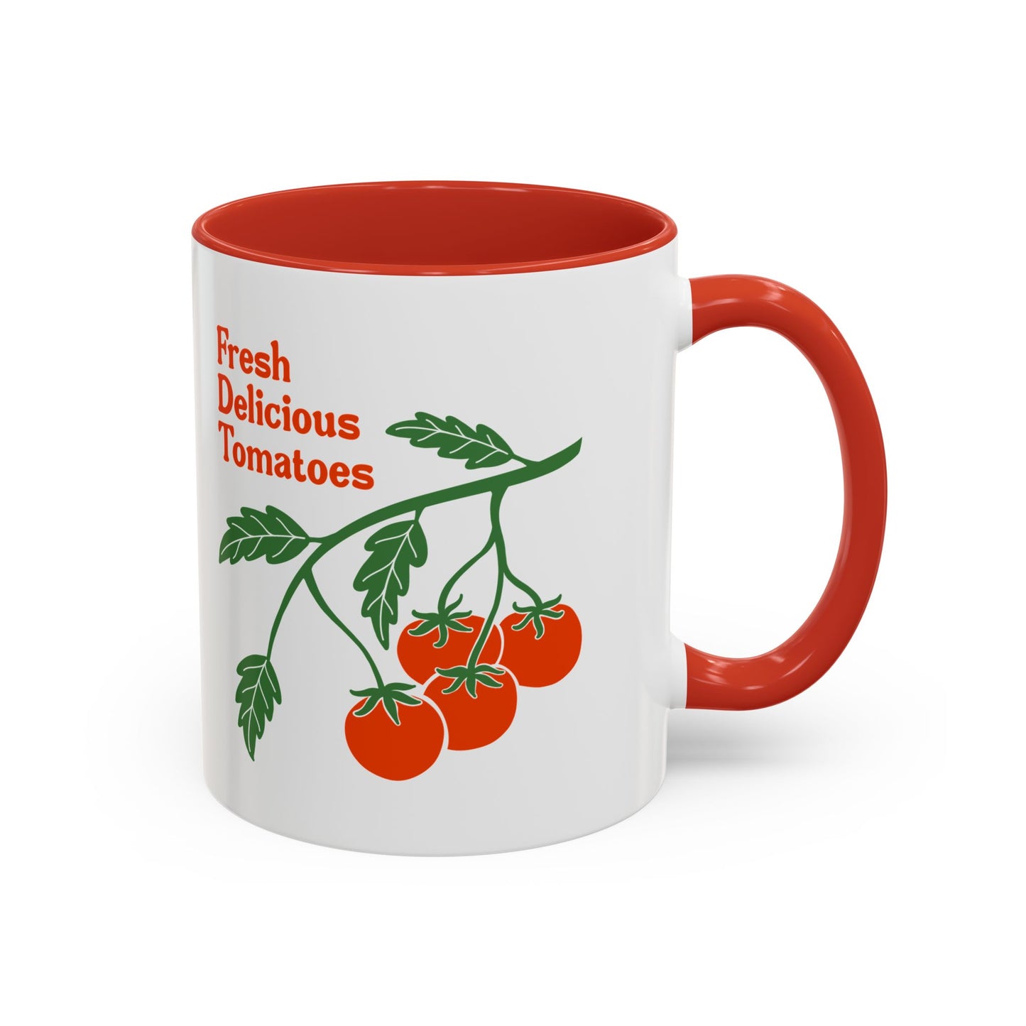 Fresh Delicious Tomatoes Mug | Accent Coffee Mug 11/15oz FDT