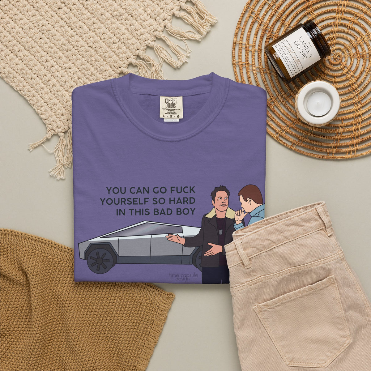 Elon Musk Cybertruck Tesla You Can Go Fuck Yourself So Hard in This Bad Boy T-Shirt