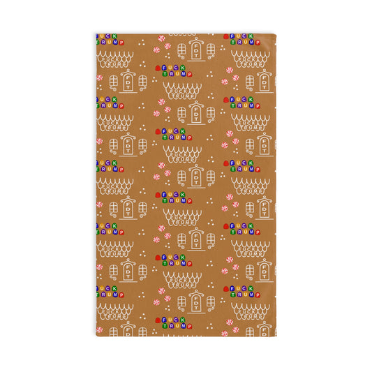 Slightly Subtle Gingerbread Hand Towel FDT Festive Kitchen Decor, Holiday Gift, Cute Decor, Baking Accessory, Cute Housewarming Gift