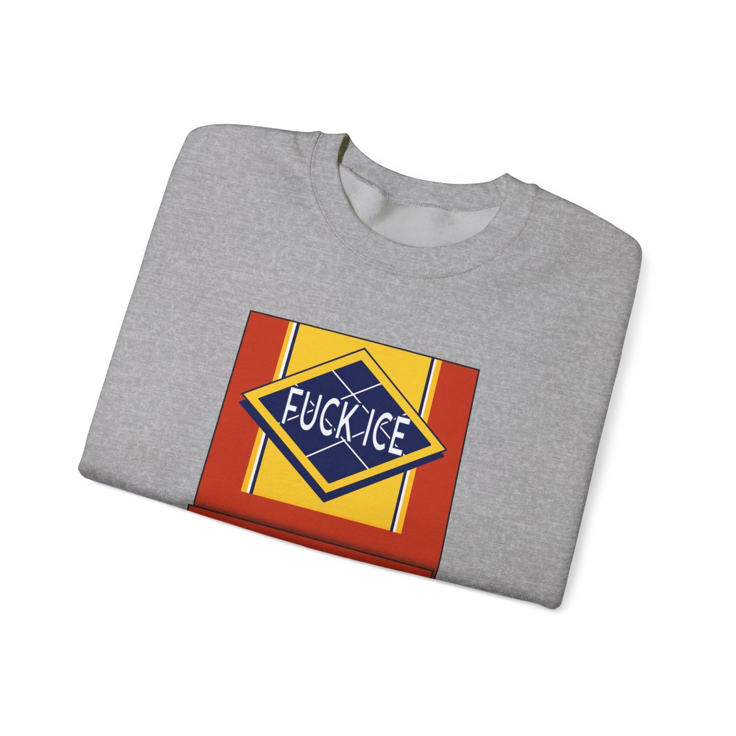 Matchbook graphic crewneck sweatshirt | Burn It Down design, protest slogan