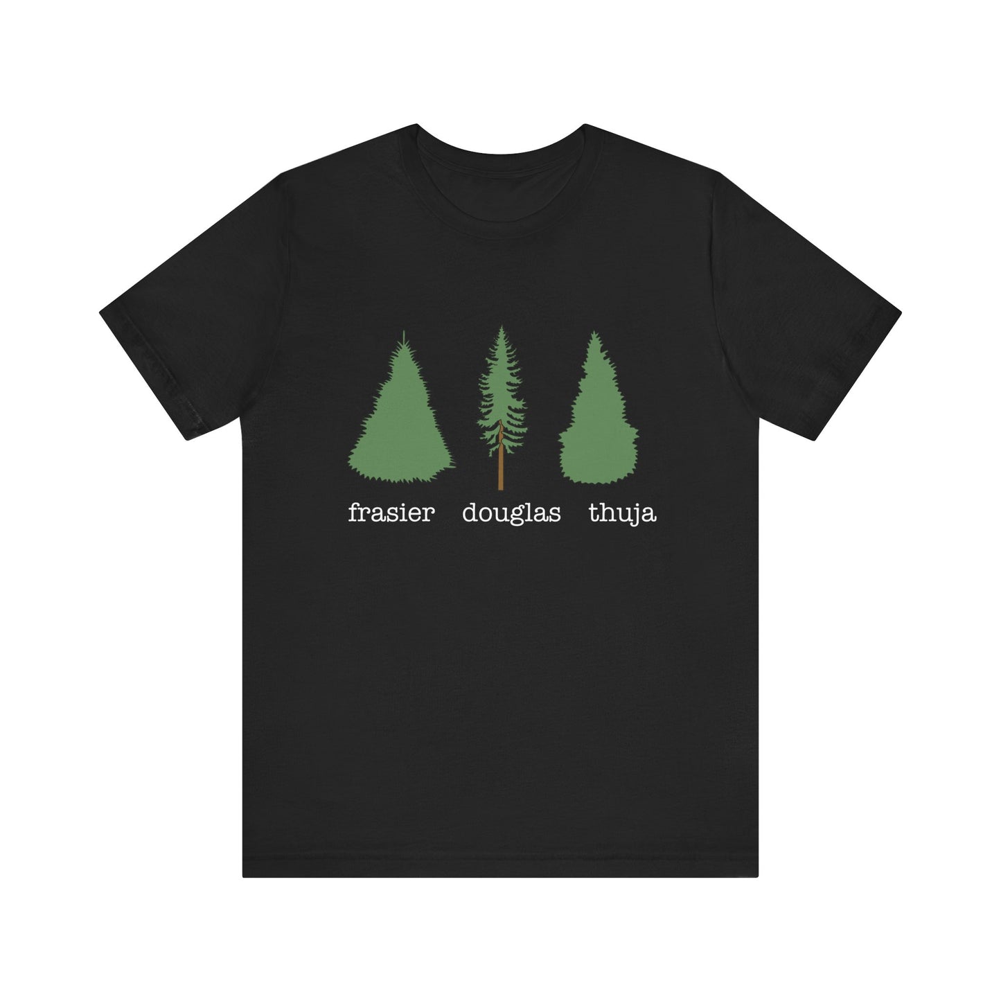 Frasier Douglas Thuja FDT Pine Tree Tee for Nature Lovers, Unisex Birthday Gift, Casual Wear, Outdoor Adventure Shirt, Eco-Conscious Style