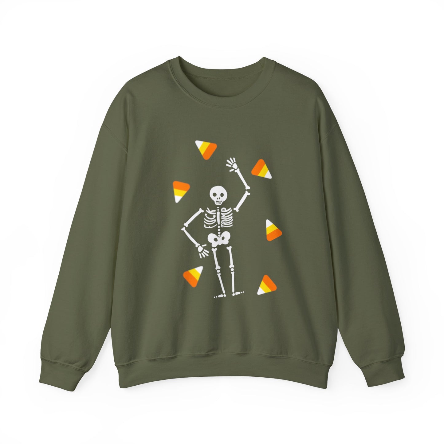 Slightly Subtle Halloween Skeleton Crewneck Sweatshirt, Trump Unisex Fall Apparel, Spooky Cozy Halloween Gift, Casual Sweatshirt Outfit