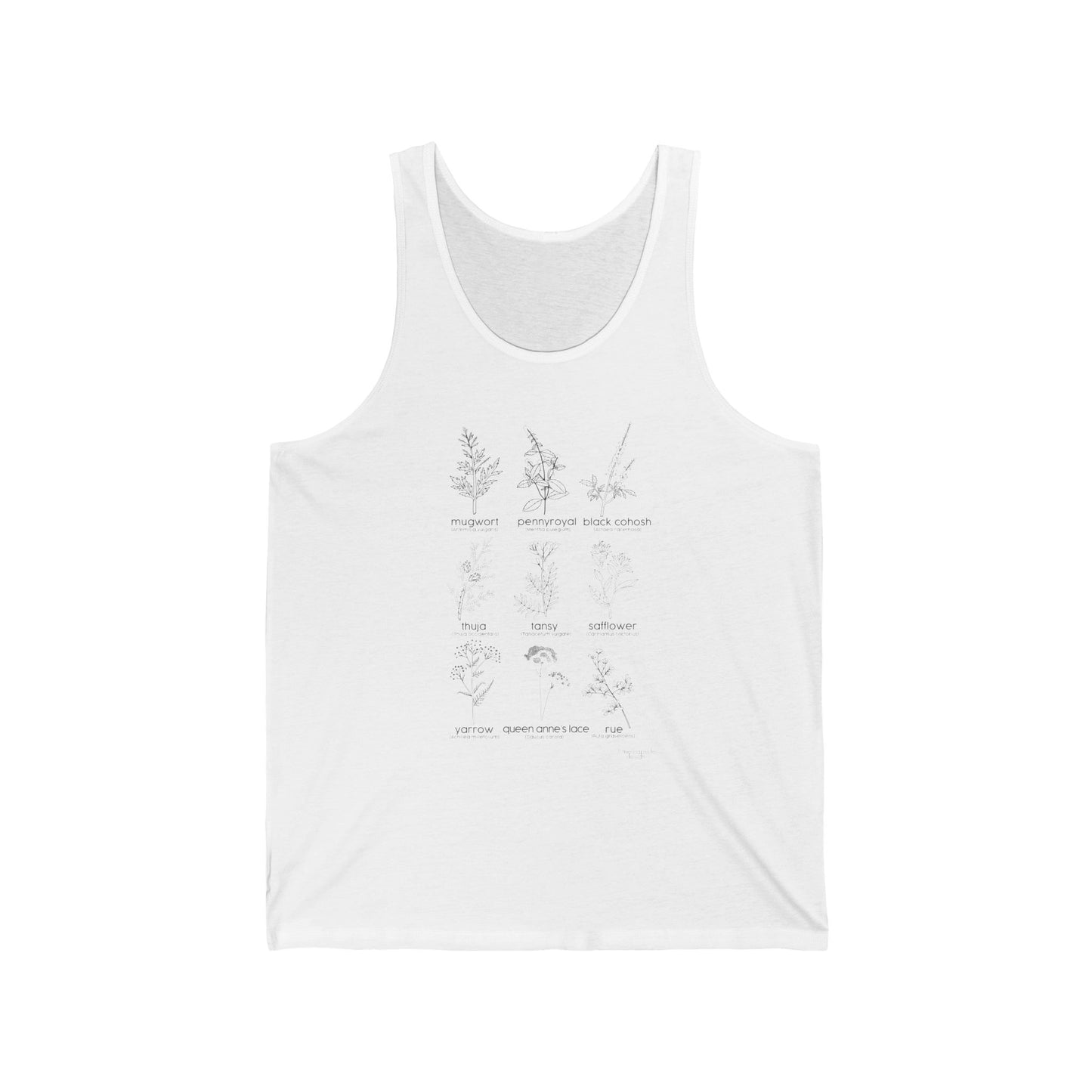 Herbs for Reproductive Freedom Unisex Jersey Tank