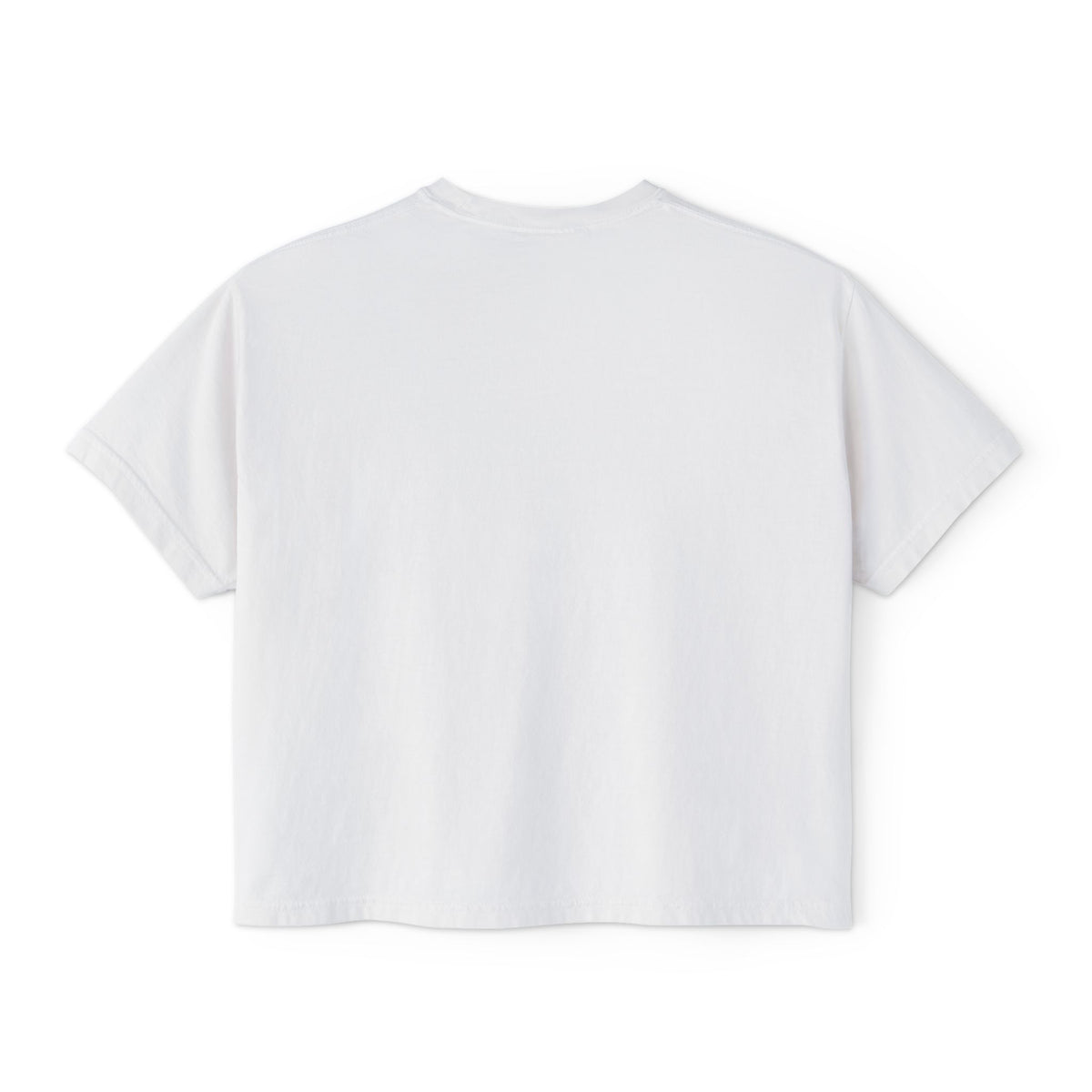 Women’s Boxy CROP Tee "Children Deserve to Grow Up Free From War and Oppression" Peaceful Fruit Graphic