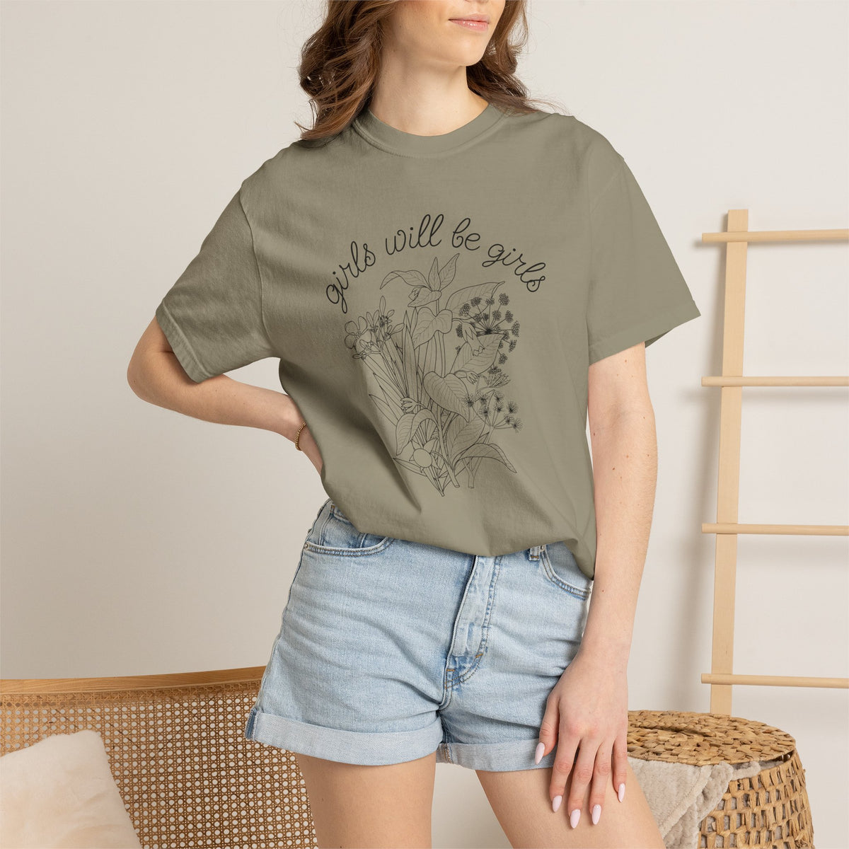 Girls Will Be Girls Floral T-Shirt