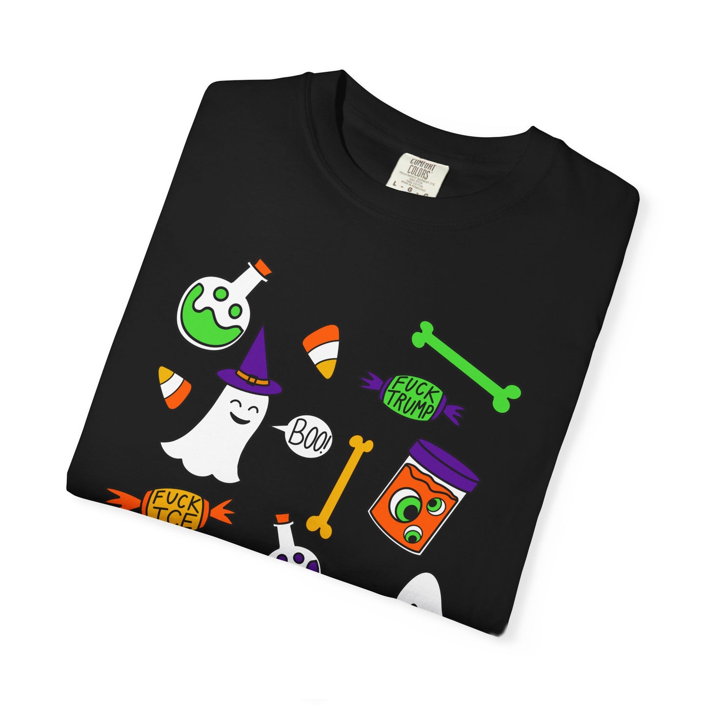 Halloween Candy Ghosts T-Shirt — Cute Spooky Trick-or-Treat Graphic Tee