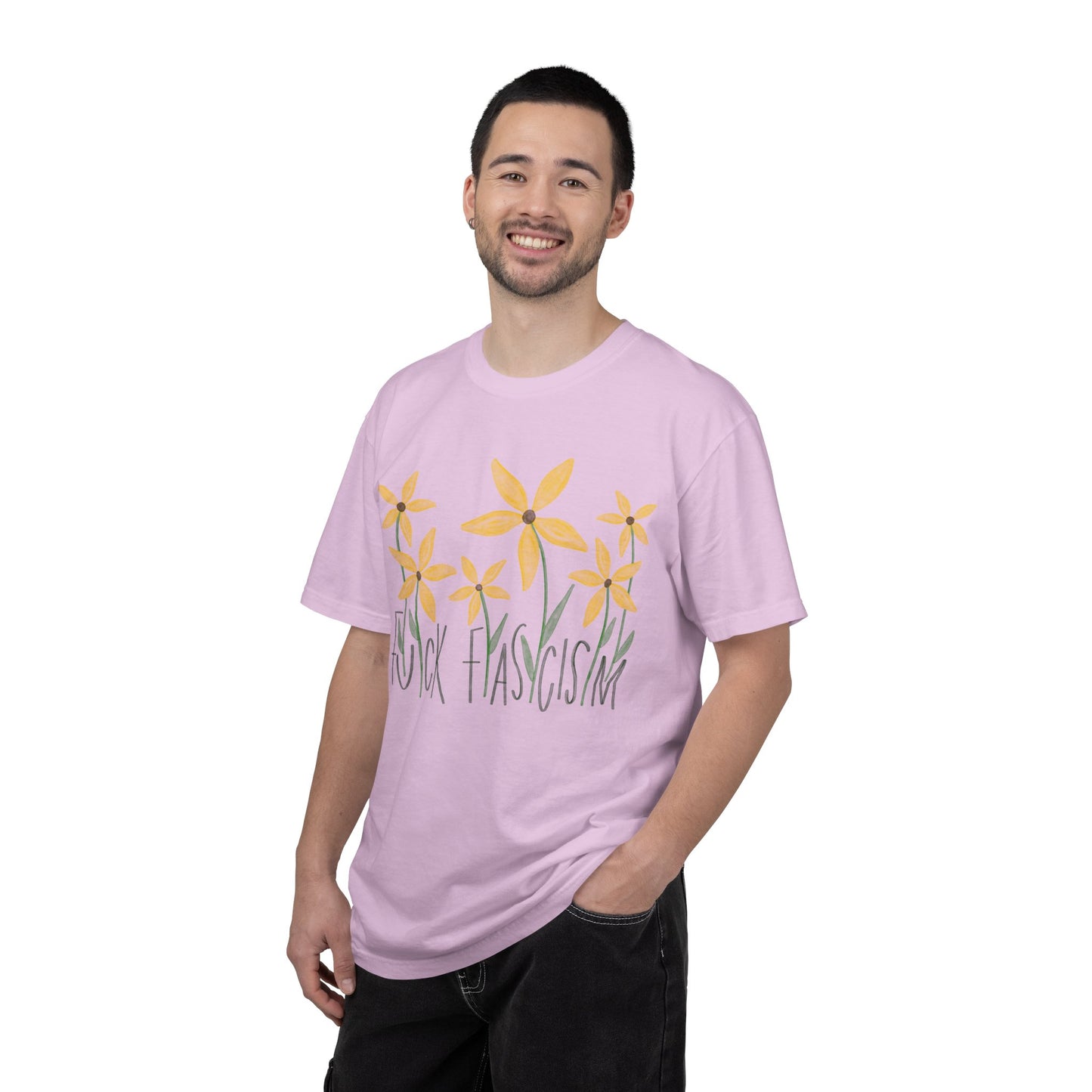 Slightly Subtle Black Eyed Susan T-Shirt | Yellow Floral Comfort Colors Tee