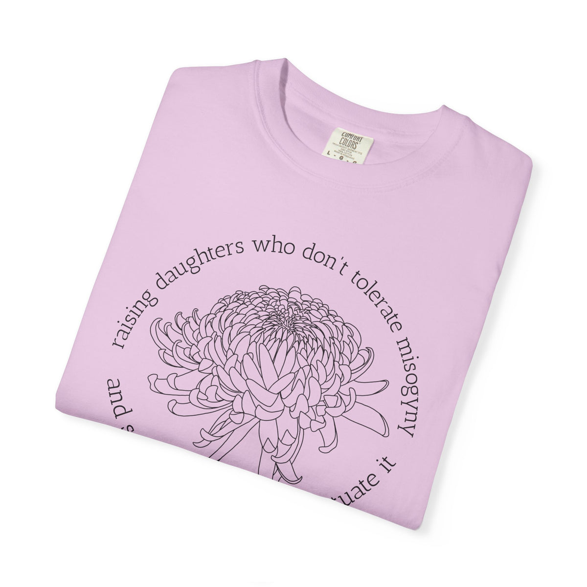 Floral Raising Daughters and Sons T-Shirt Botanical Line Art