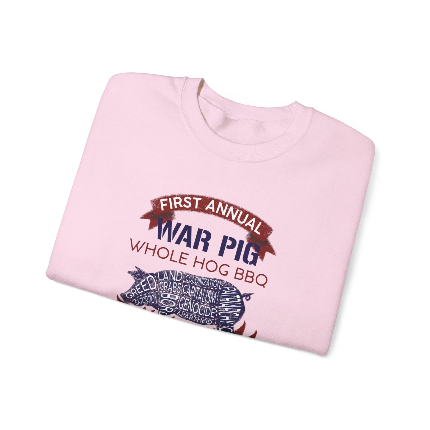 Whole Hog Pig Roast Unisex Heavy Blend™ Crewneck Sweatshirt