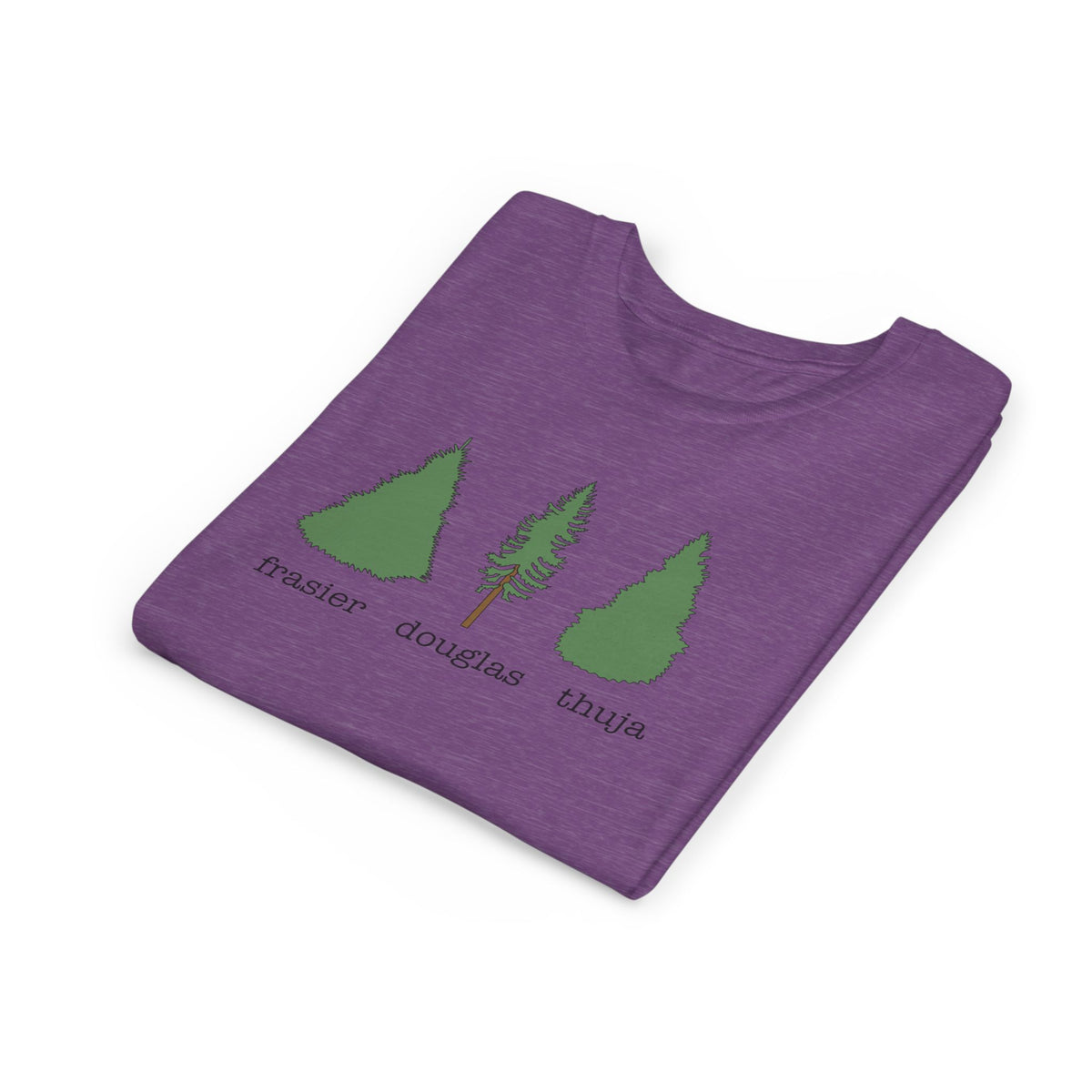 Youth Short Sleeve Tee – Fraser Douglas Thuja Tree Lover Shirt