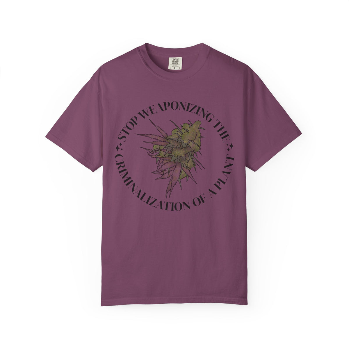 Stop Weaponizing the Criminalization of a plant Floral Graphic Tee