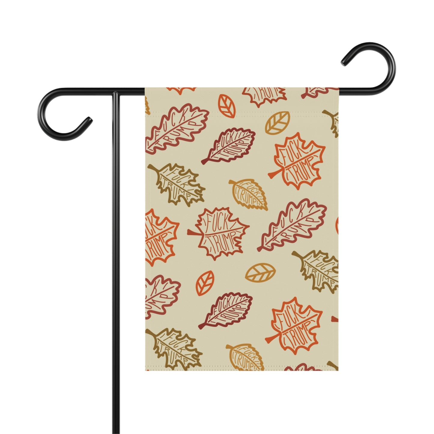 Slightly Subtle Autumn Garden Banner, Fall Decor, Outdoor Decorative Flag, Seasonal Yard Art, Thanksgiving Home Accent, Leaf Pattern