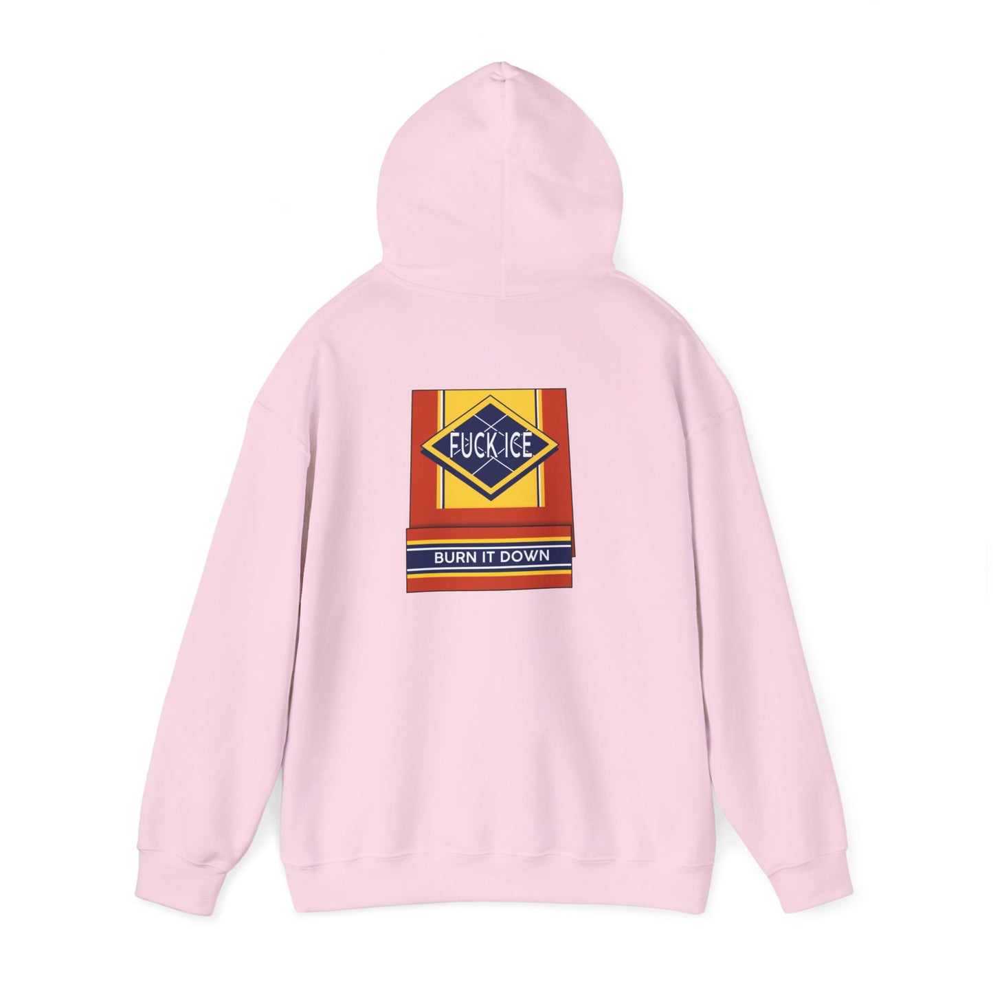 Matchbox Graphic Hoodie | Burn It Down Slogan