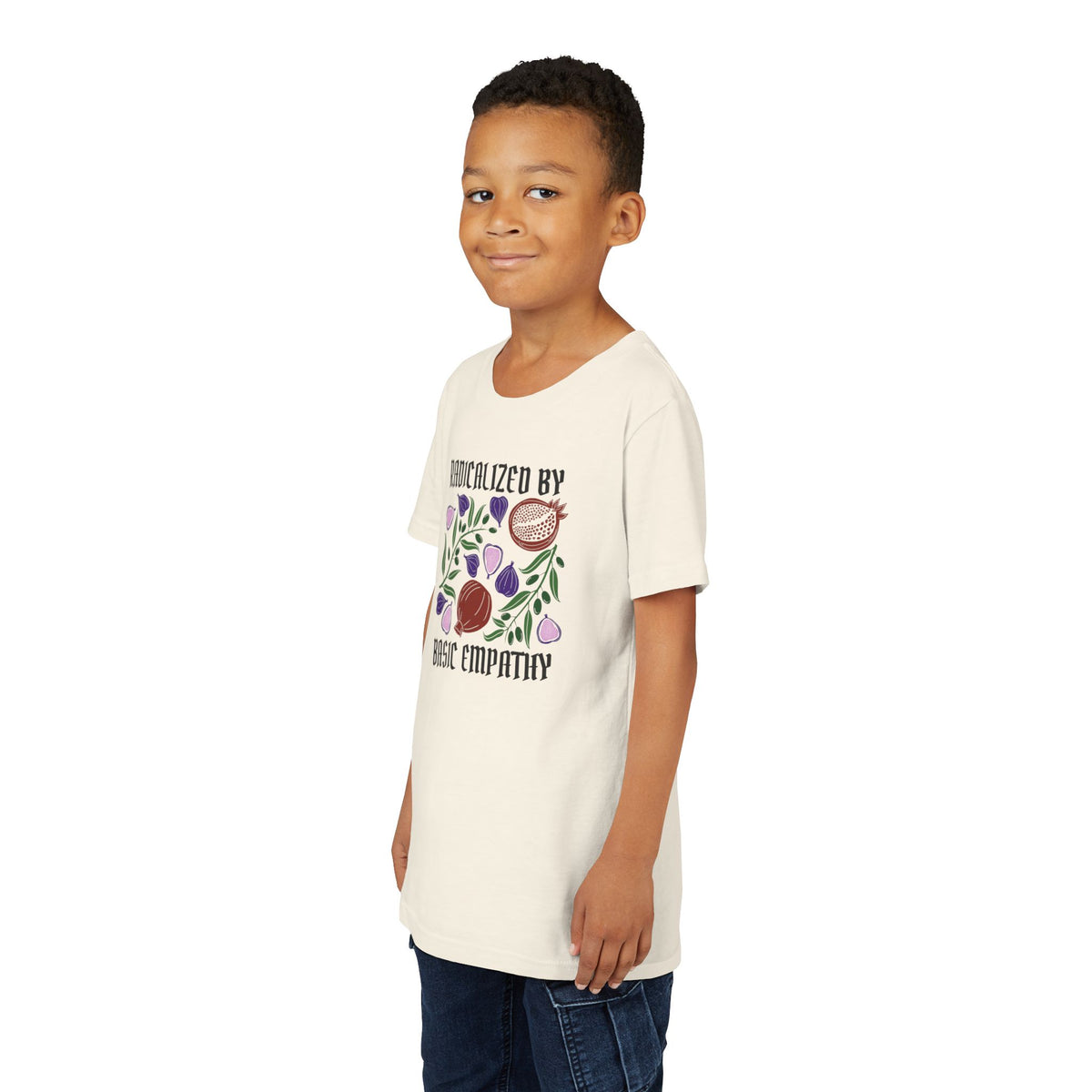 Youth Radicalized by Basic Empathy Floral Graphic T-Shirt