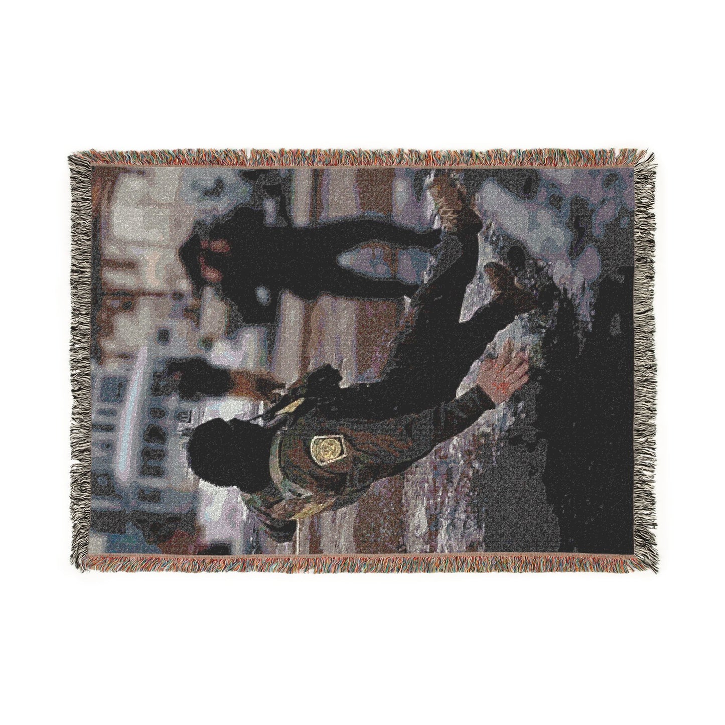 Ice Agent Slip and Fall Woven Blanket | Throw Blanket Cozy Anti Ice Decor