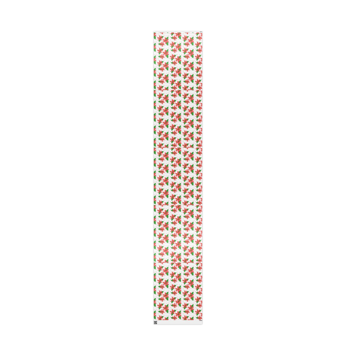 Poinsettia Pattern Wrapping Paper | Christmas Floral Holiday Wrap