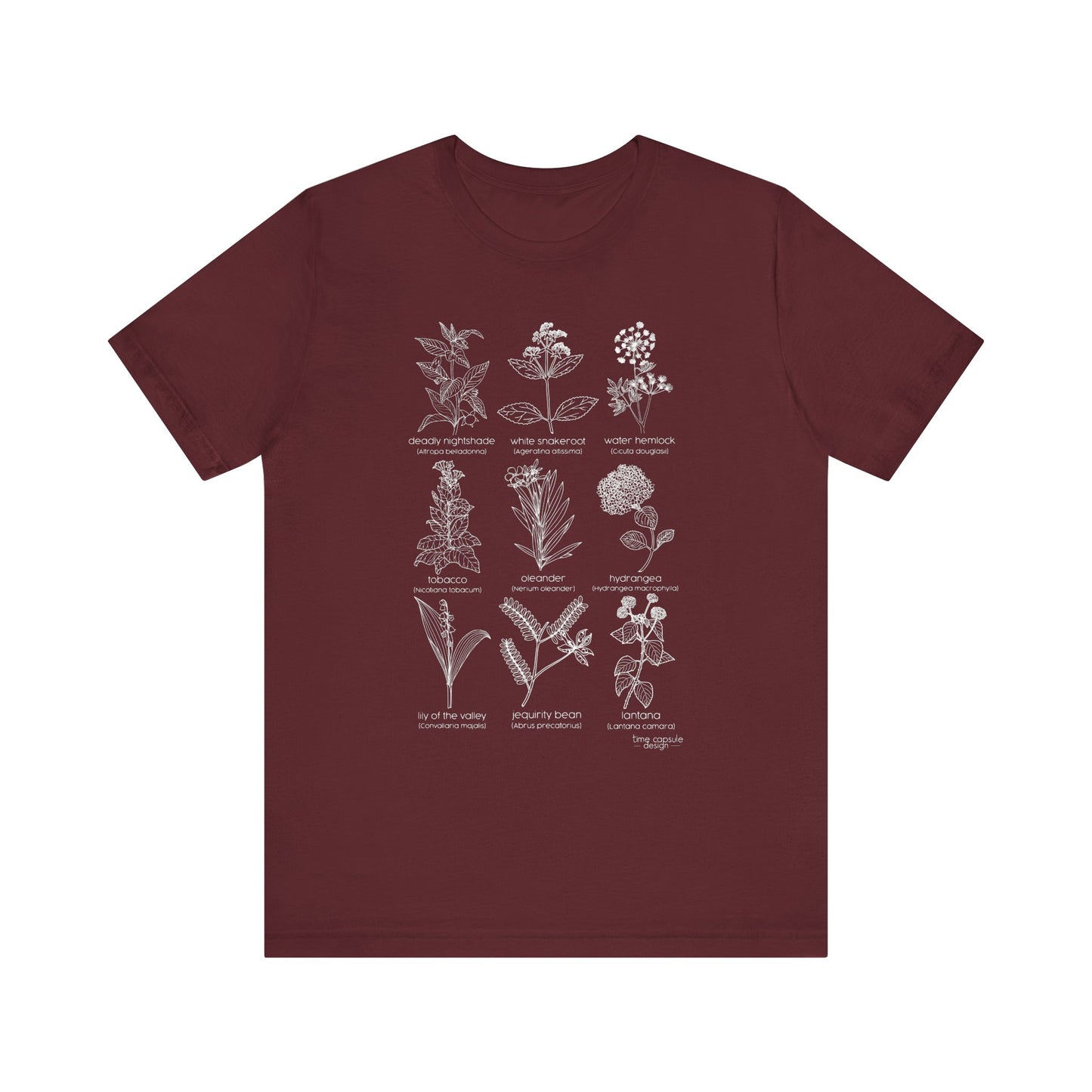 Dark Deadly Nightshade Mix Unisex Jersey Short Sleeve Tee