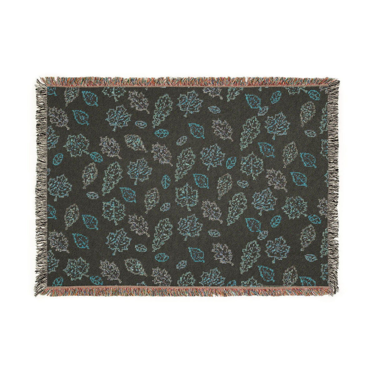 Slightly Subtle Autumn Leaves FDT Cozy Woven Blanket for Home Decor, Perfect for Fall, Chic Gift, Snuggle Companion, Warm Home Addition