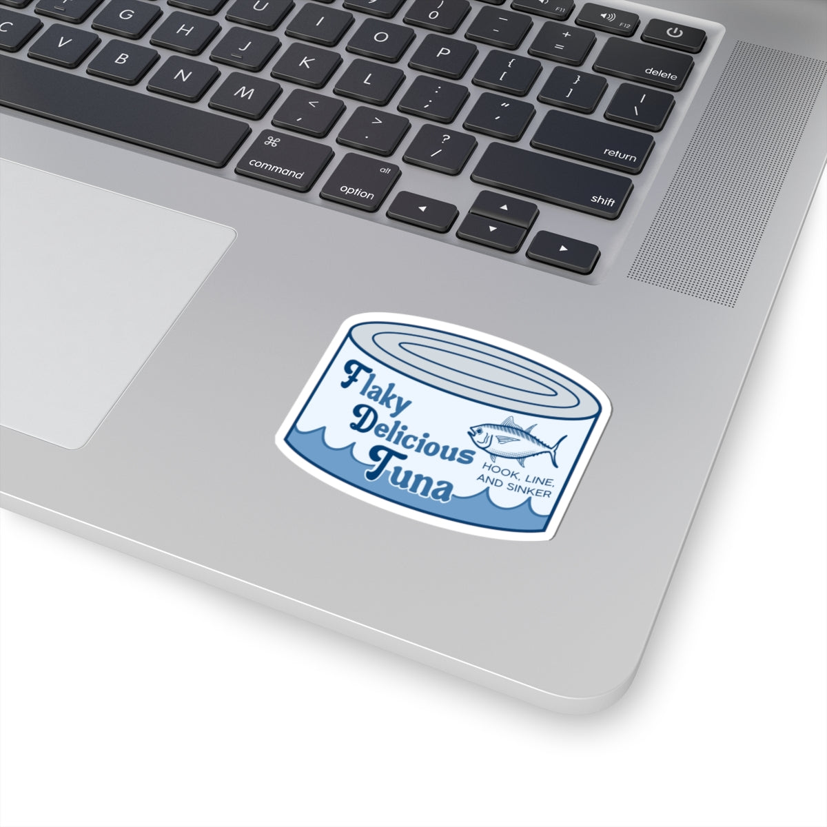 Flaky Delicious Tuna Vintage Canned Fish Decal Sticker FDT