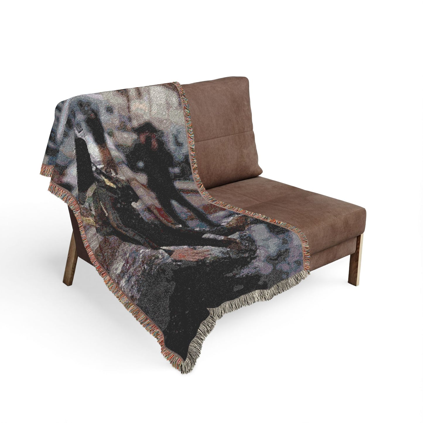 Ice Agent Slip and Fall Woven Blanket | Throw Blanket Cozy Anti Ice Decor