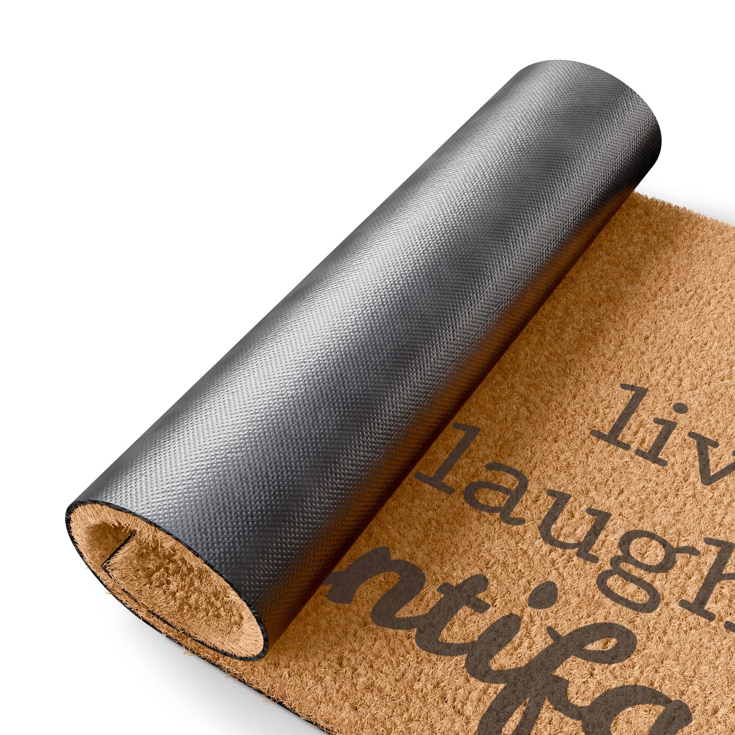 Live Laugh Antifa Doormat Coir Welcome Mat