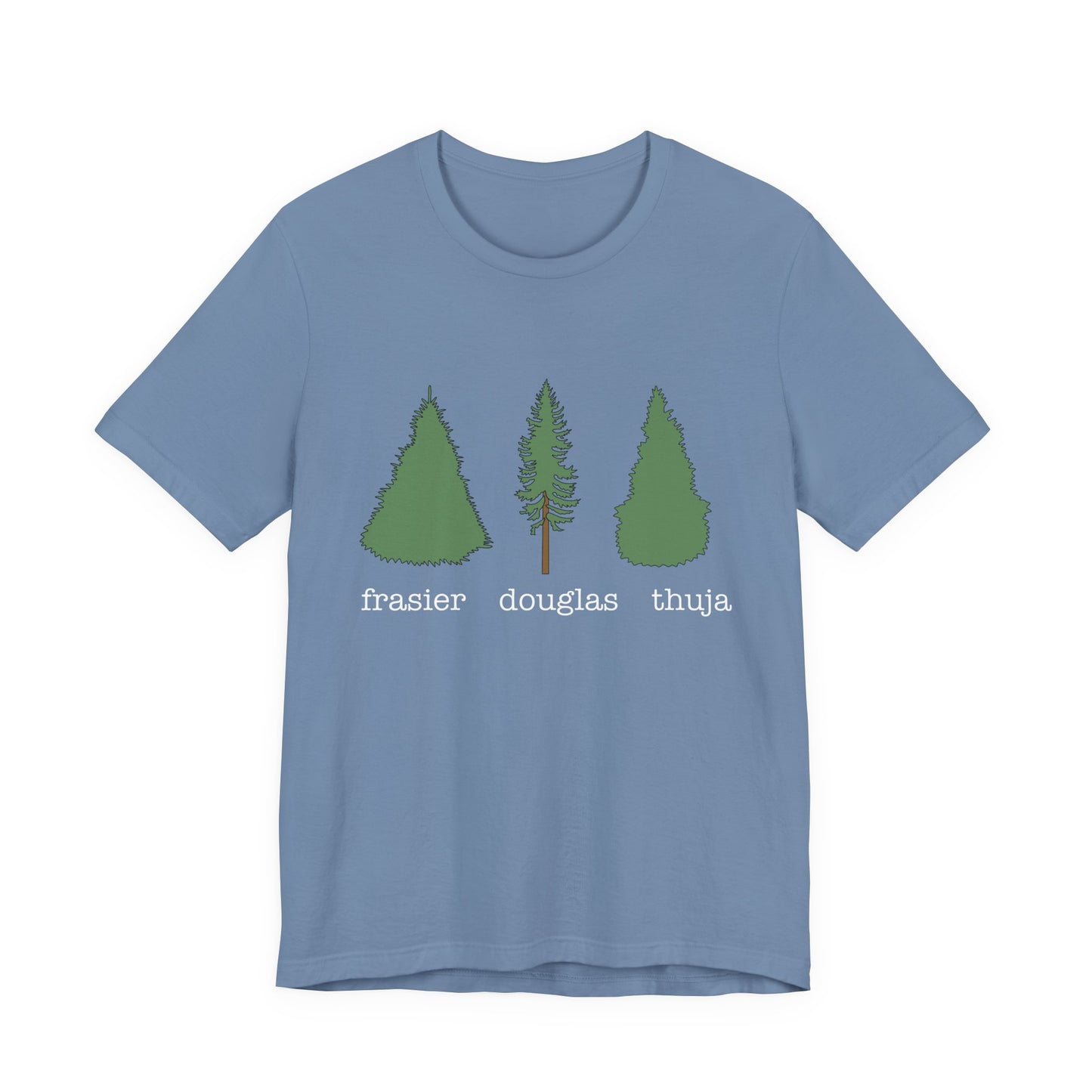 Frasier Douglas Thuja FDT Pine Tree Tee for Nature Lovers, Unisex Birthday Gift, Casual Wear, Outdoor Adventure Shirt, Eco-Conscious Style