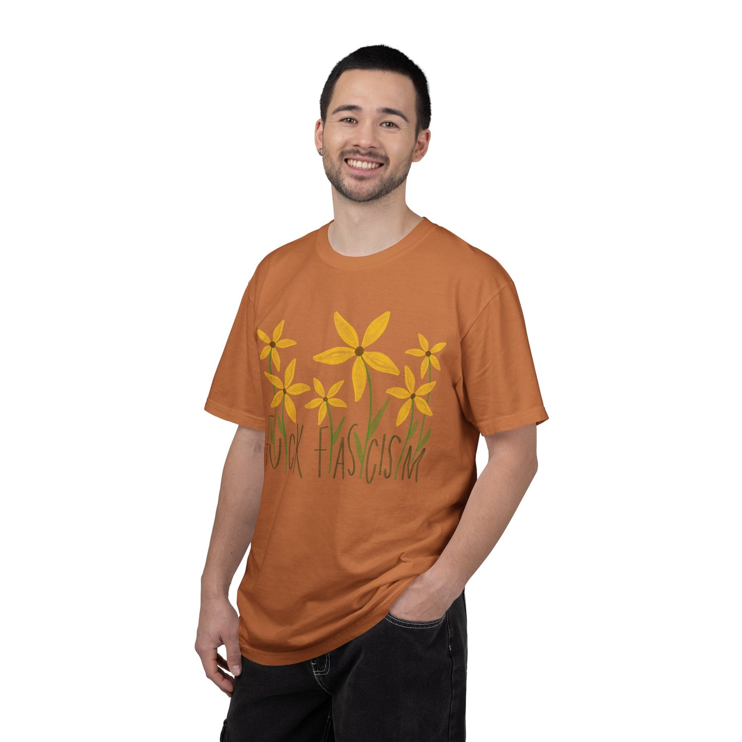Slightly Subtle Black Eyed Susan T-Shirt | Yellow Floral Comfort Colors Tee