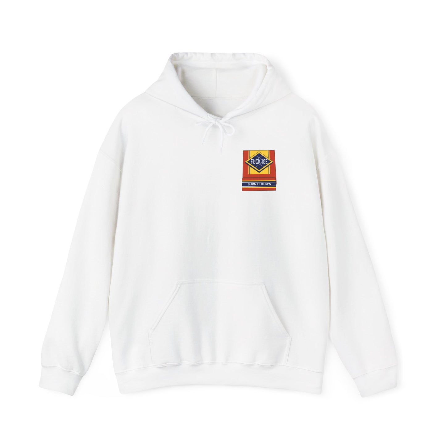 Matchbox Graphic Hoodie | Burn It Down Slogan