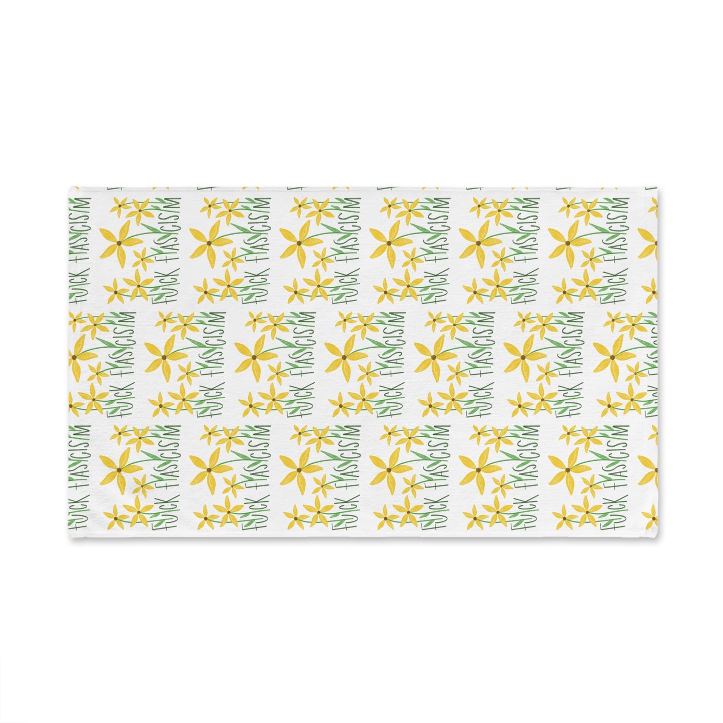 Slightly Subtle Black Eyed Susan Hand Towel | Floral Garden Home Decor
