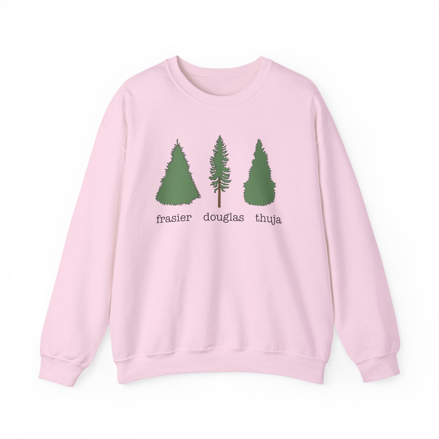 Frasier Douglas Thuja FDT Pine Tree Eco-Friendly Tree Sweatshirt, Unisex Crewneck, Nature Lover Gift, Casual Outfit, Gift for Him or Her