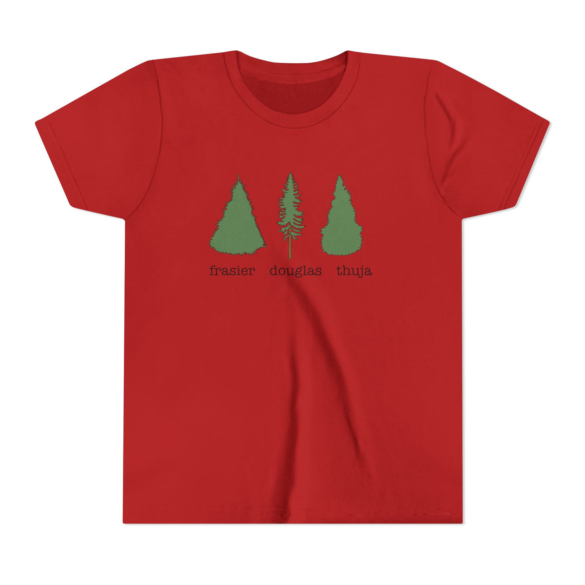 Youth Short Sleeve Tee – Fraser Douglas Thuja Tree Lover Shirt