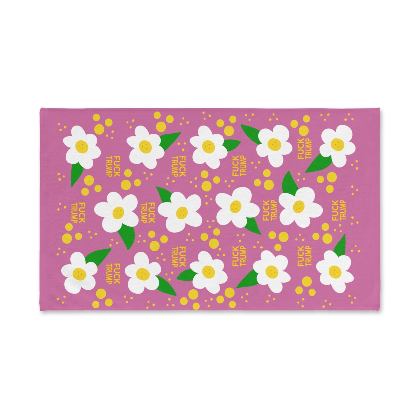 Subtle Daisy Pink Hand Towel
