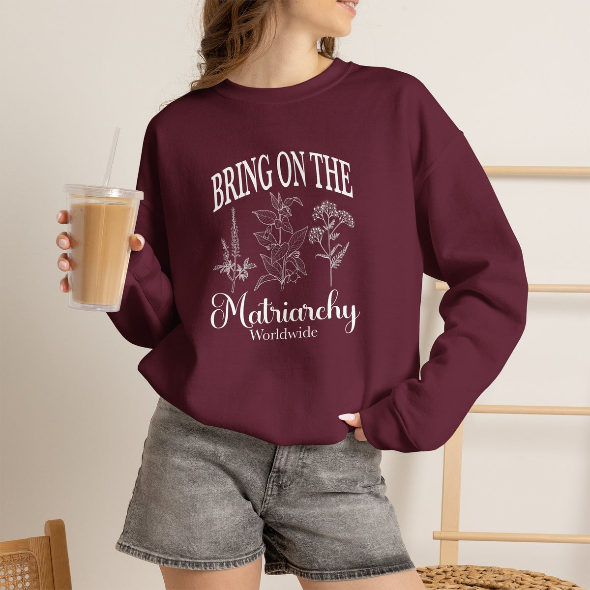 Bring on the Matriarchy Classic Crewneck Sweatshirt