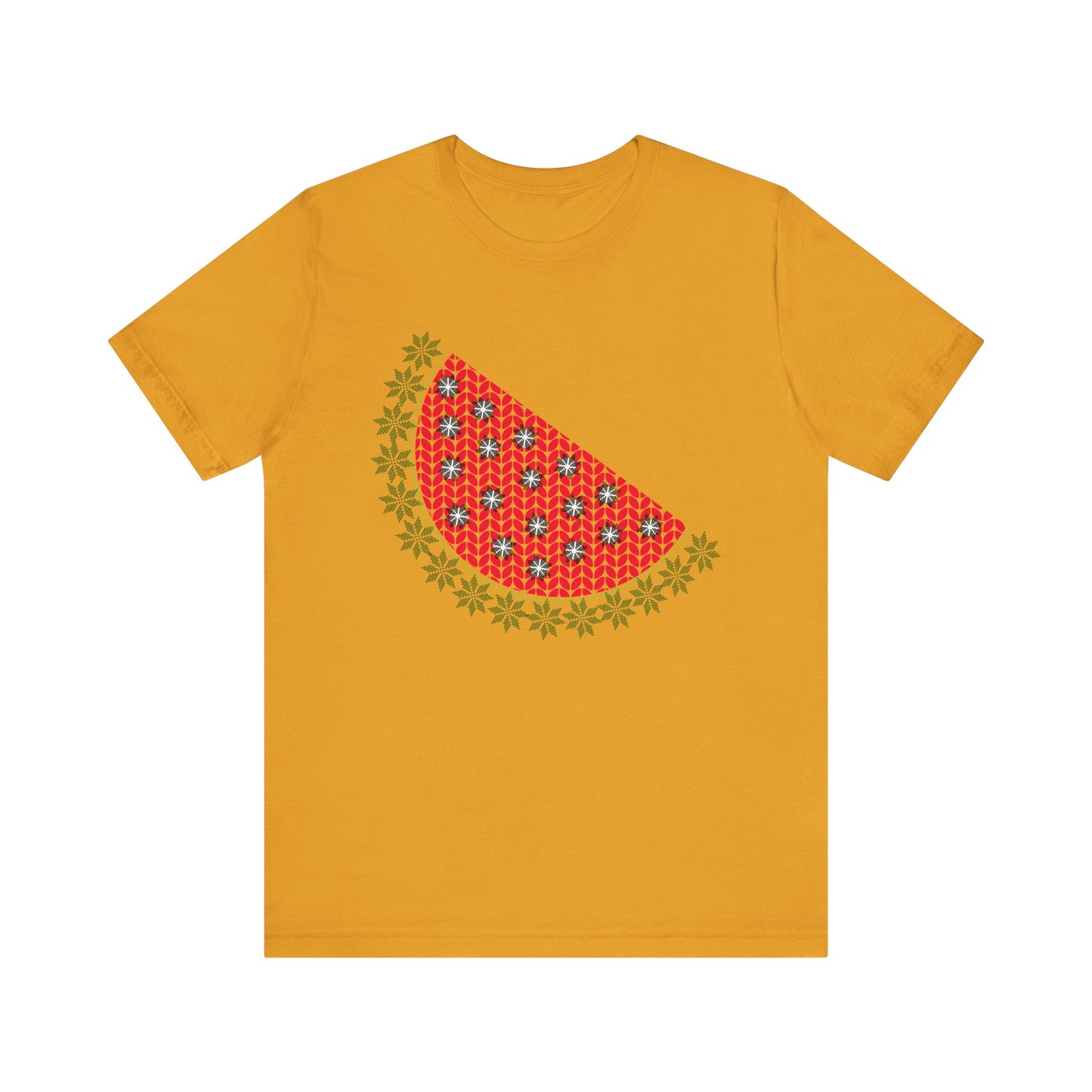 Watermelon Ugly Sweater Unisex Jersey Short Sleeve Tee