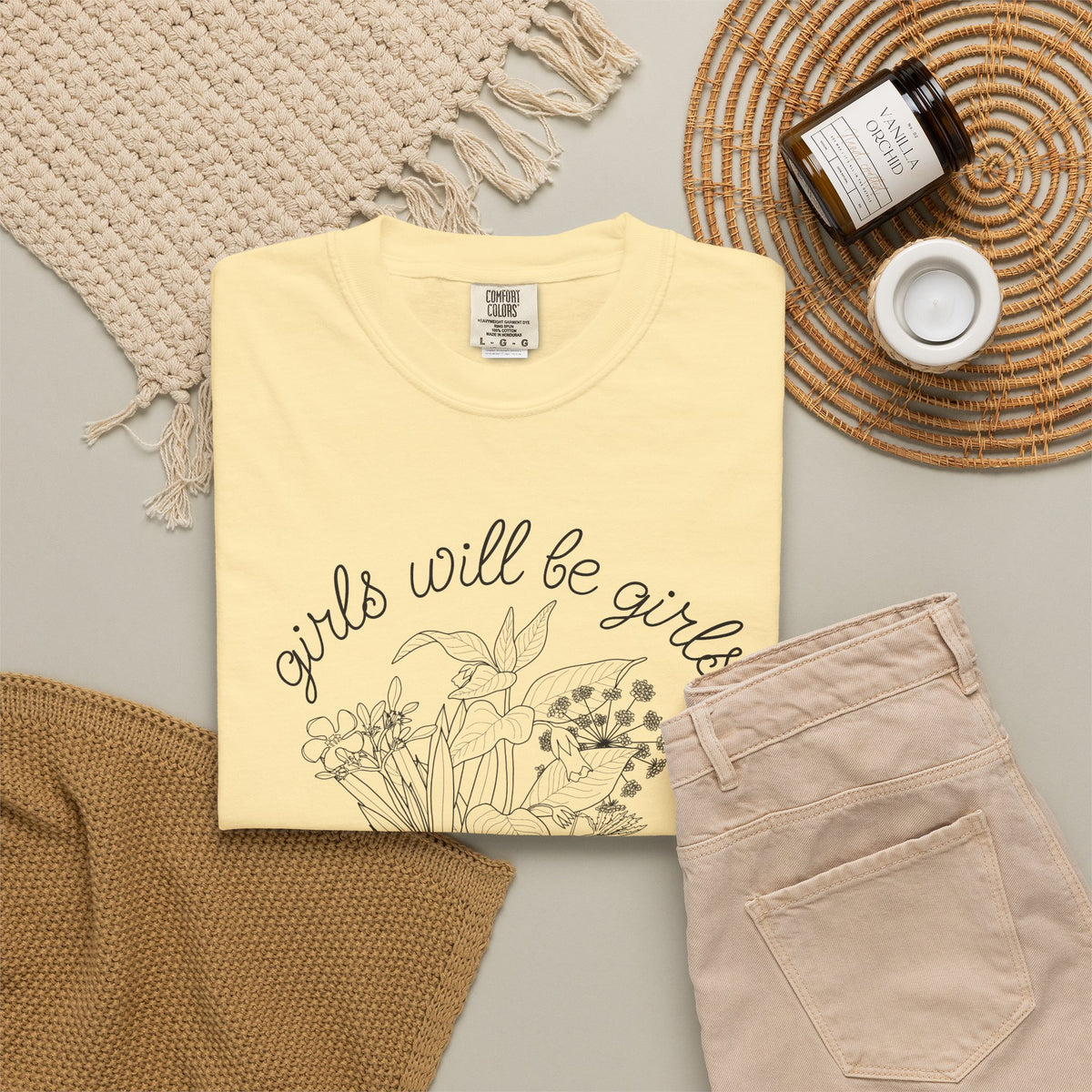 Girls Will Be Girls Floral T-Shirt