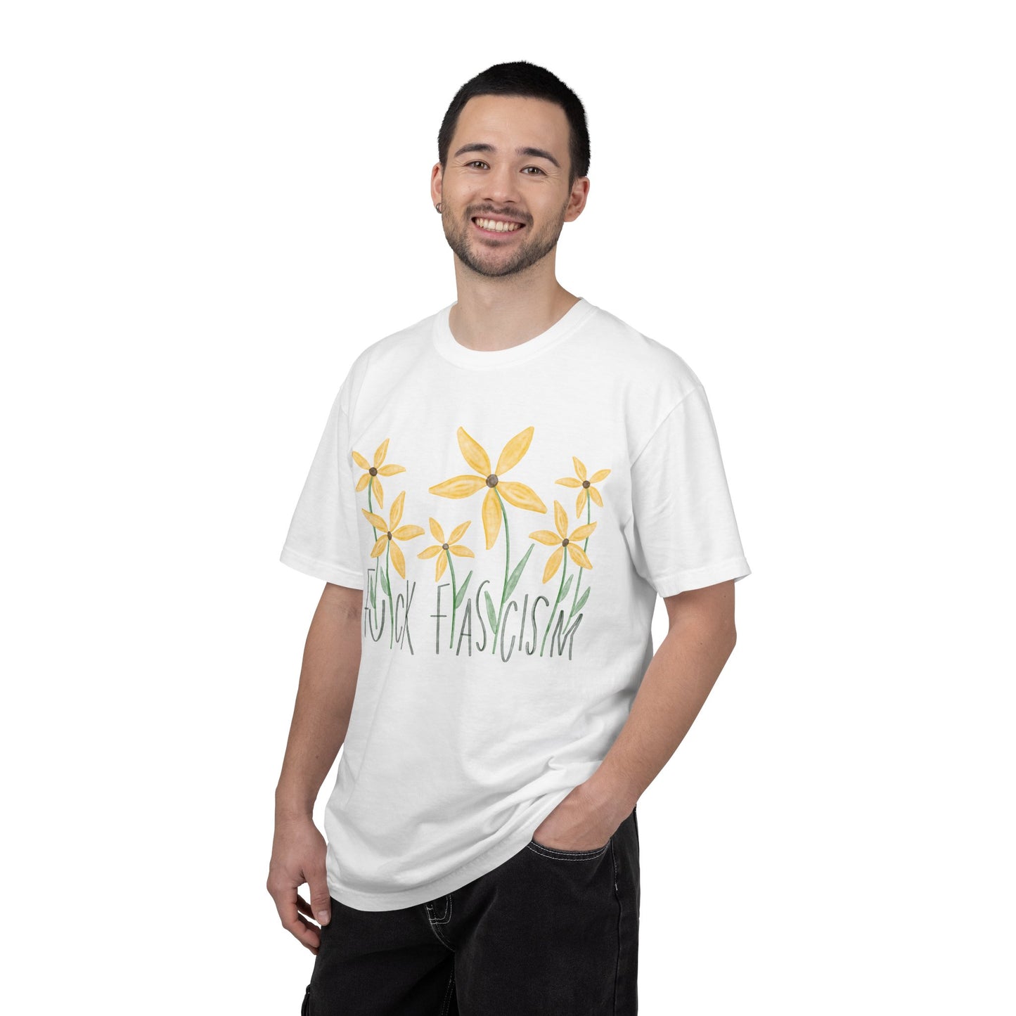 Slightly Subtle Black Eyed Susan T-Shirt | Yellow Floral Comfort Colors Tee