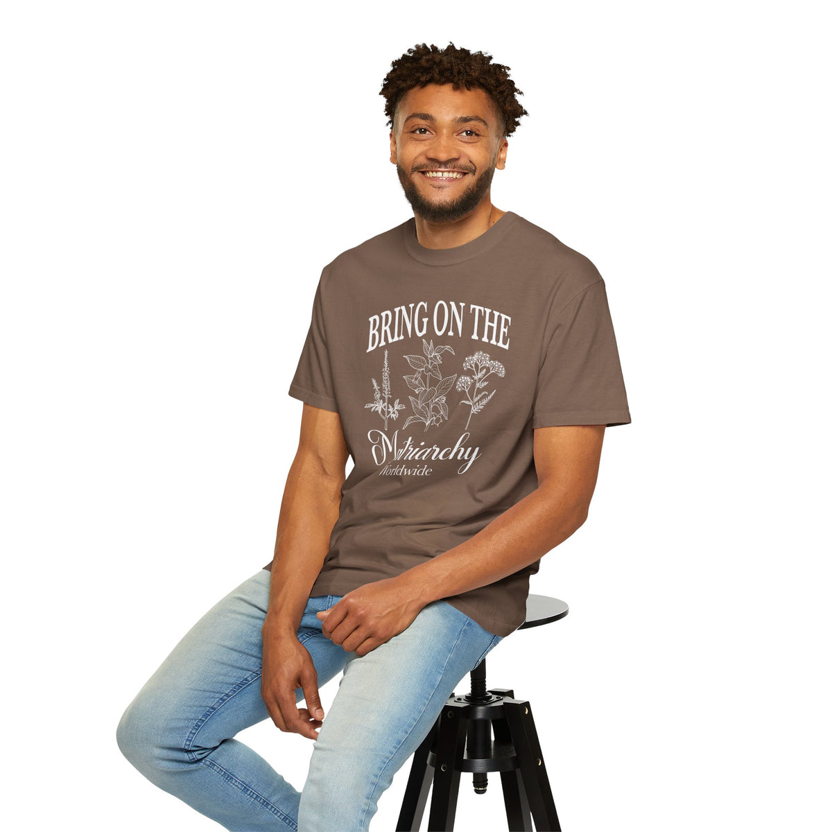 Bring On The Matriarchy T-shirt Feminist Floral Graphic Tee