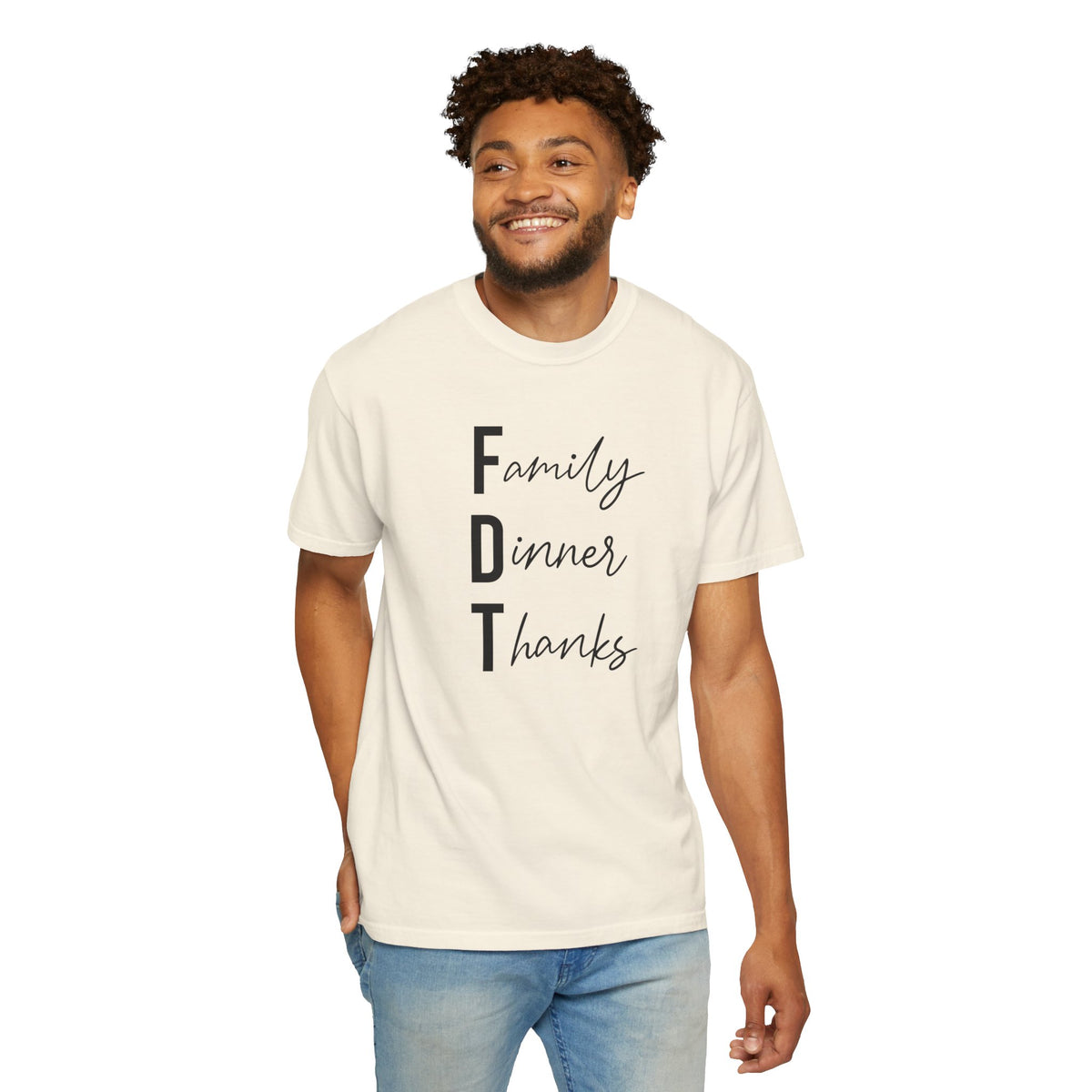 Family Dinner Thanks T-Shirt fdt Thanksgiving Family Gathering Tee
