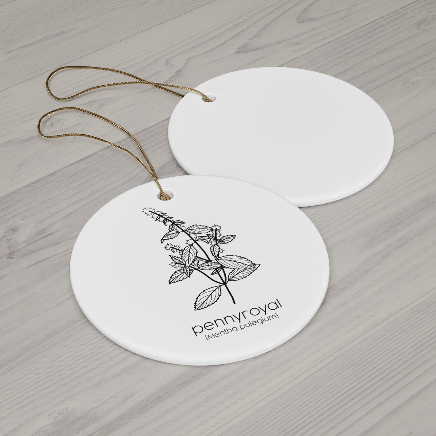 Pennyroyal Ceramic Ornament