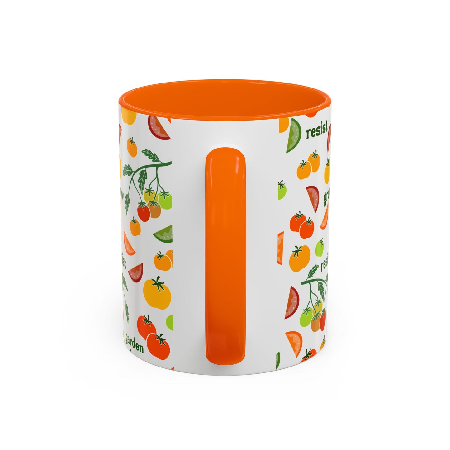 Resist Grow Garden tomatoes coffee mug | Accent Mug 11oz 15oz