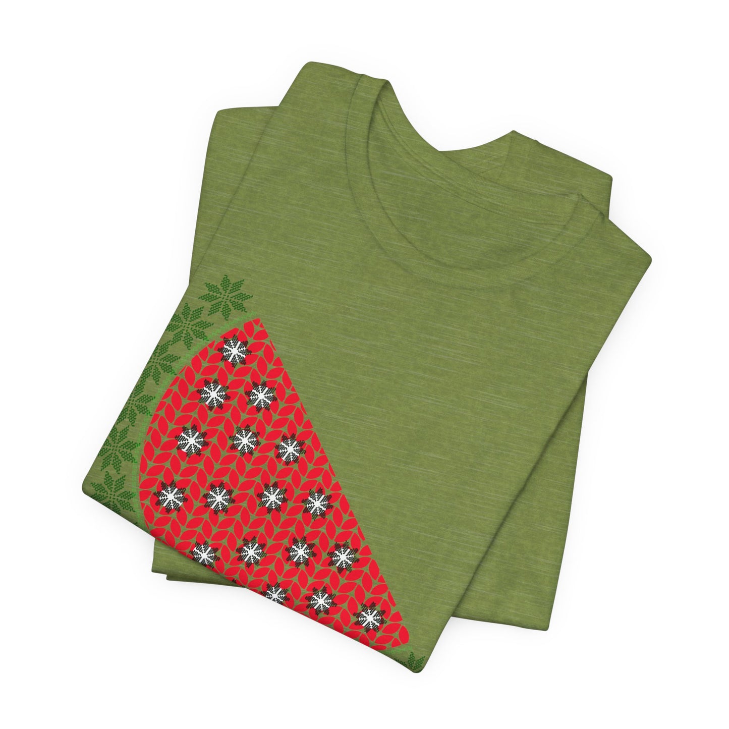 Watermelon Ugly Sweater Unisex Jersey Short Sleeve Tee