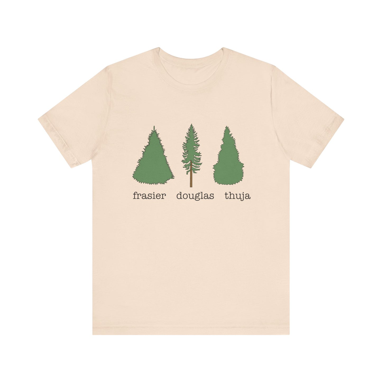 Frasier Douglas Thuja FDT Pine Tree Tee for Nature Lovers, Unisex Birthday Gift, Casual Wear, Outdoor Adventure Shirt, Eco-Conscious Style