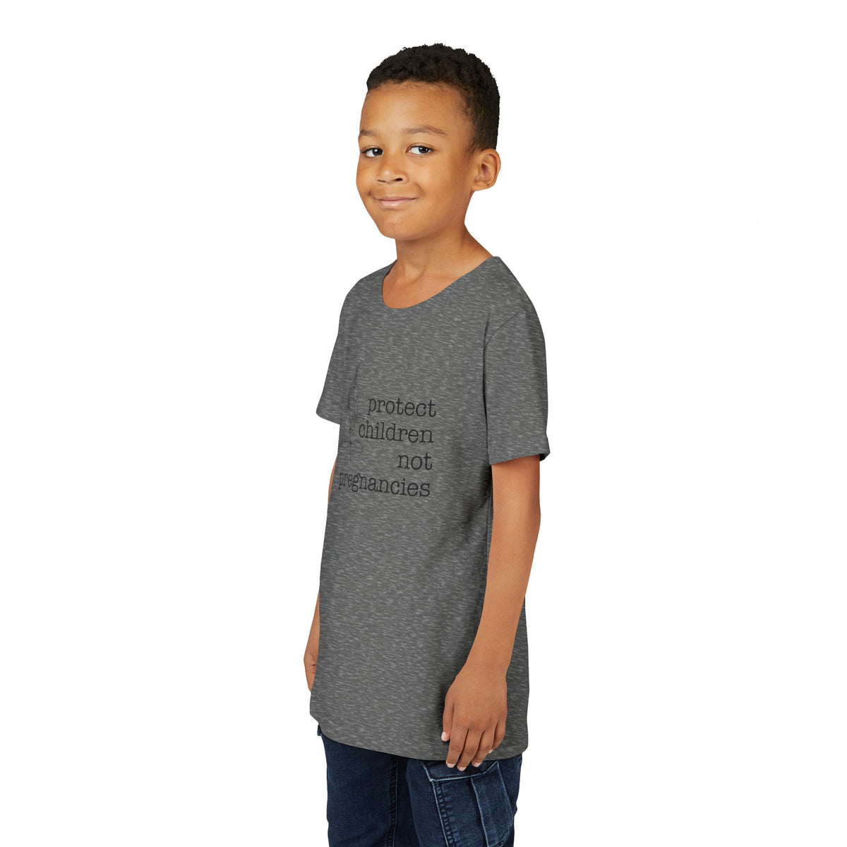 Protect Children Not Pregnancies Youth Short Sleeve Tee